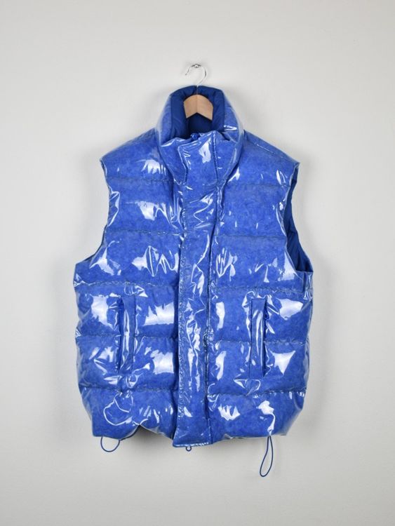 Goose Tech Daunen Gilet Gr.S, blaue Daunen, neuwertig - Gilet - 2ND STORY