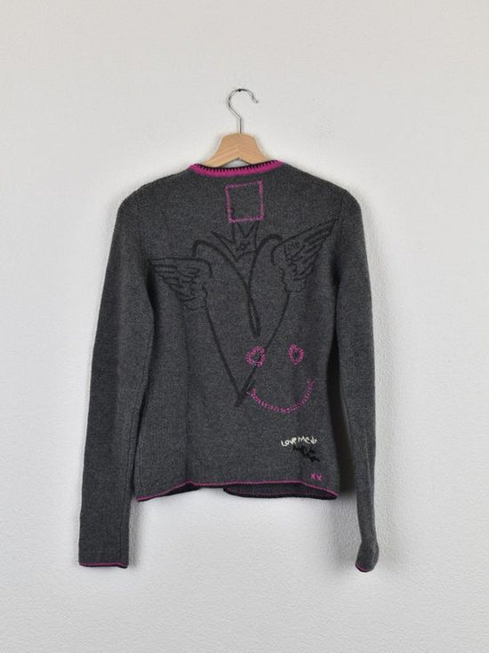 Grace Strickjacke, Gr.S, Merinowolle & Kaschmir - Strickjacke - 2ND STORY