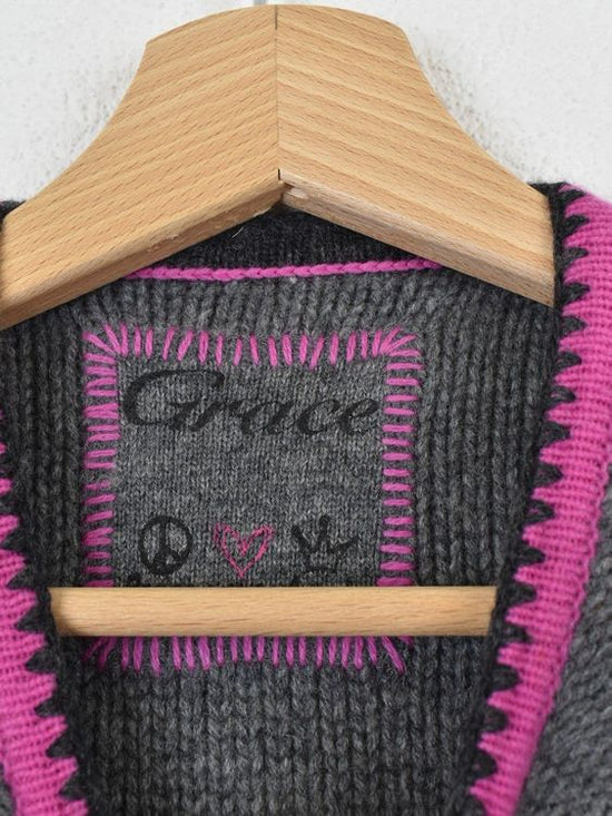 Grace Strickjacke, Gr.S, Merinowolle & Kaschmir - Strickjacke - 2ND STORY