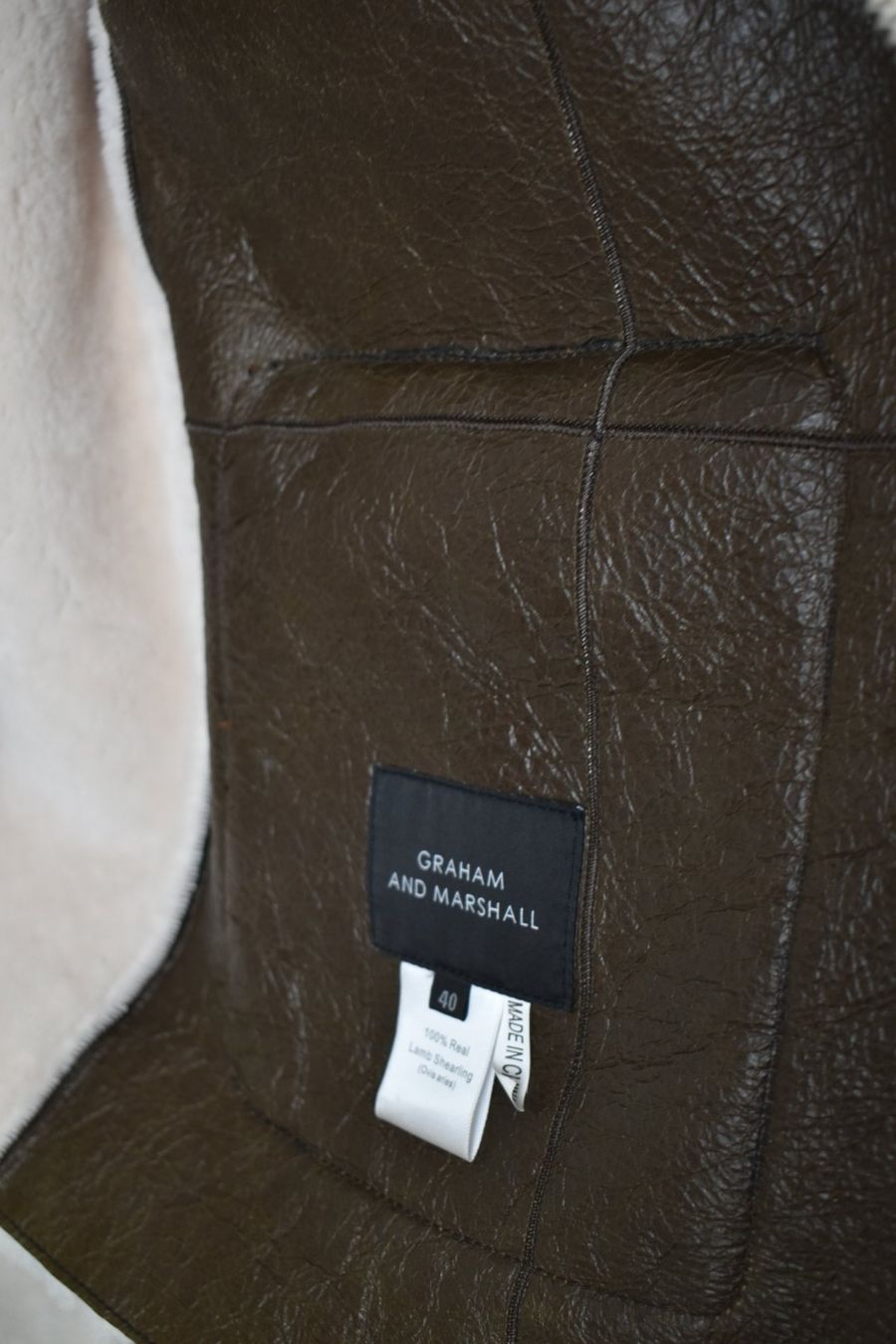 Graham and Marshall Lederjacke Gr.40