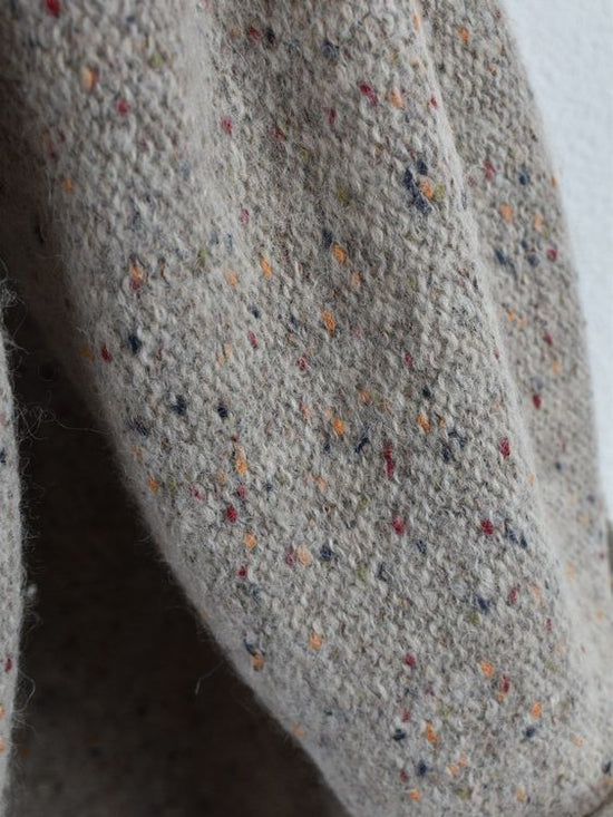 Gran Sasso Poncho Pullover, beige meliert, Gr.40/42 - Pullover - 2ND STORY