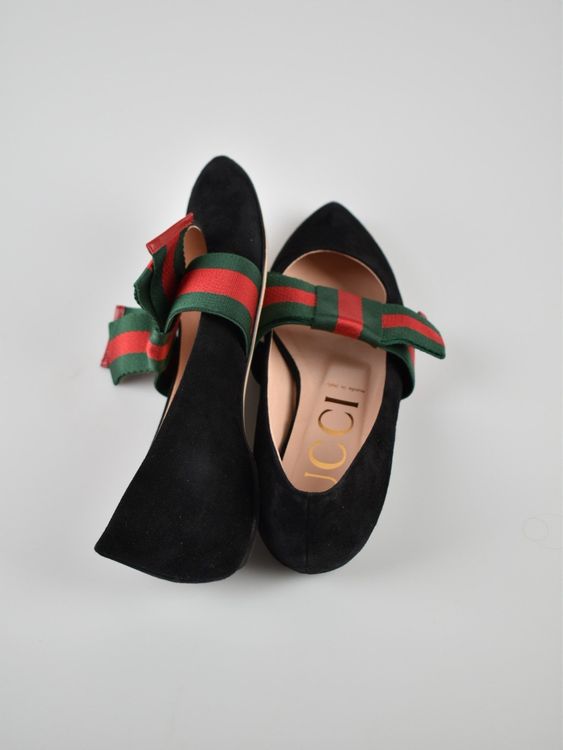 Gucci Sylvie Ballerina, schwarz, Gr.39 - Ballerina - 2ND STORY