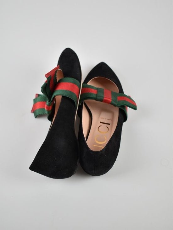 Gucci Sylvie Ballerina, schwarz, Gr.39 - Ballerina - 2ND STORY
