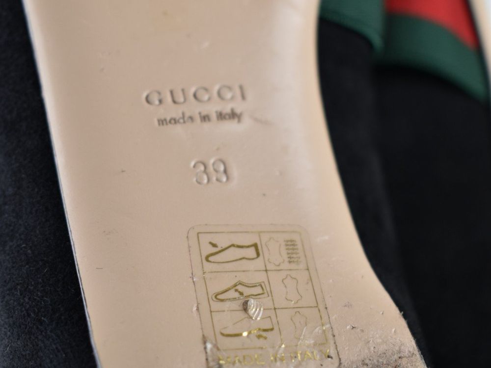 Gucci Sylvie Ballerina, schwarz, Gr.39 - Ballerina - 2ND STORY