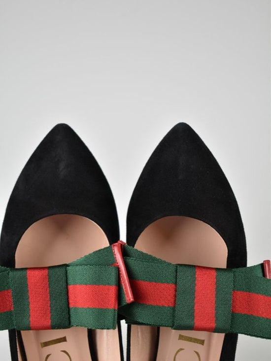 Gucci Sylvie Ballerina, schwarz, Gr.39 - Ballerina - 2ND STORY