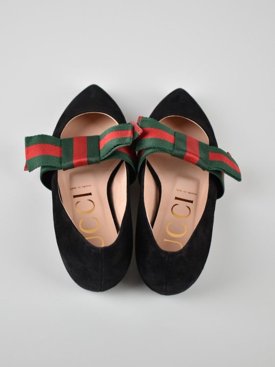 Gucci Sylvie Ballerina, schwarz, Gr.39 - Ballerina - 2ND STORY