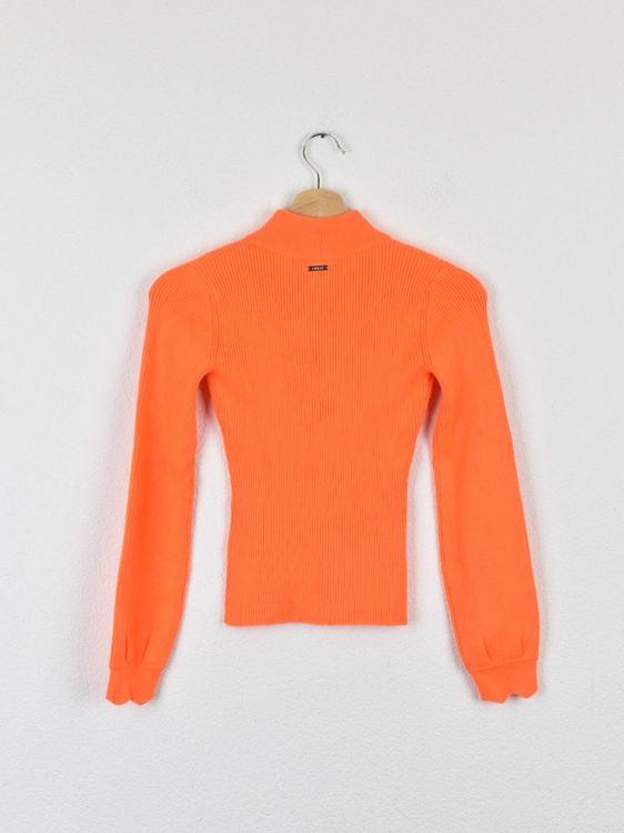 Guess Rippstrick Pullover, neon orange, Gr.S, neuwertig