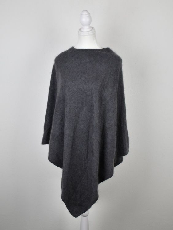 Guler Zürich Poncho, grau, 100% Kaschmir, neuwertig - Poncho - 2ND STORY