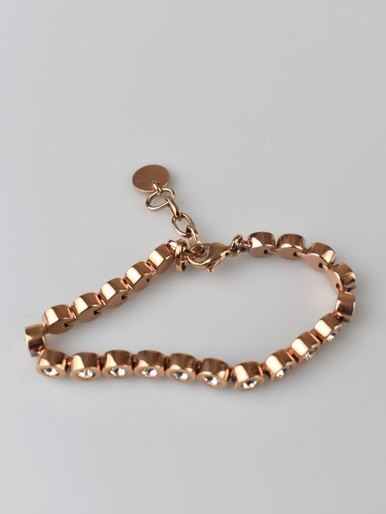 Heideman Armband "Amilla", roségold mit Steinchen, Edelstahl - armband - 2ND STORY