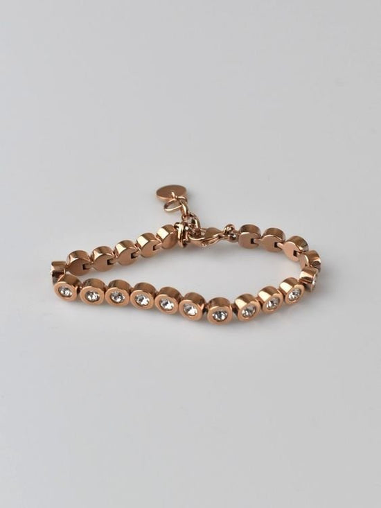 Heideman Armband "Amilla", roségold mit Steinchen, Edelstahl - armband - 2ND STORY