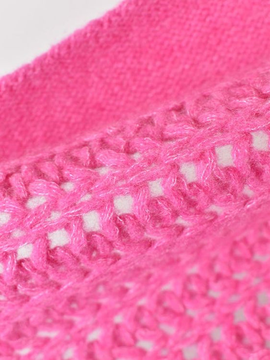 Hemisphere dreieckiges Strickcape, rosa, neuwertig - 2ND STORY
