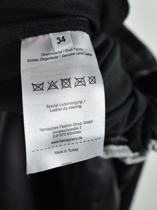 Hemisphere Lederhose Gr.34, schwarz | 2ND STORY 