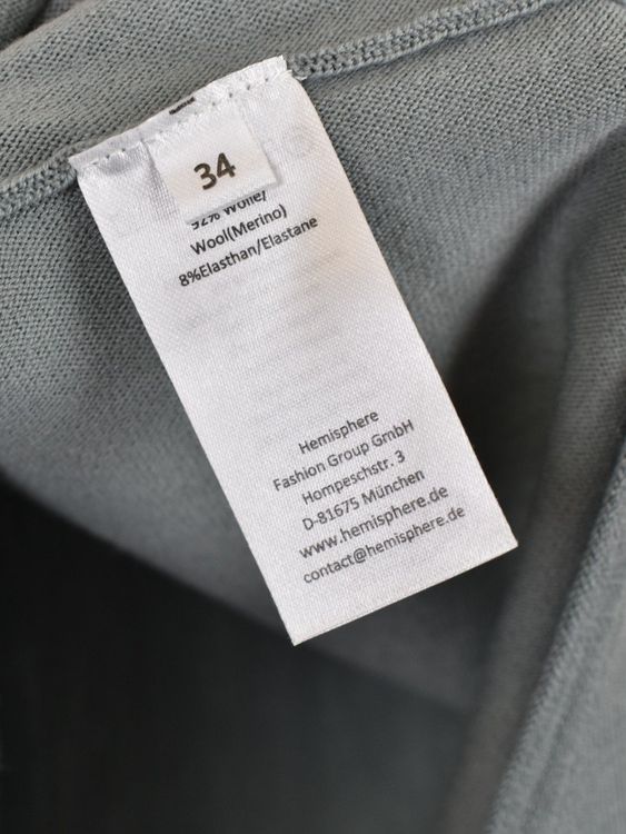 Hemisphere Pullover, Gr.XS-M, salbeigrün, oversized - Pullover - 2ND STORY