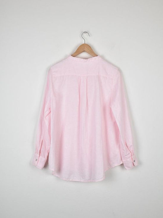 Henry Christ Leinenbluse, rosa, Gr.XS - S, oversized - Bluse - 2ND STORY