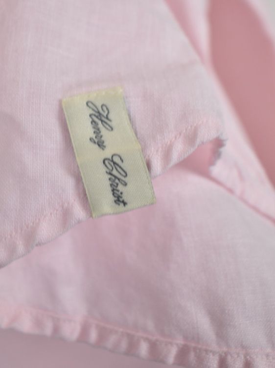 Henry Christ Leinenbluse, rosa, Gr.XS - S, oversized - Bluse - 2ND STORY