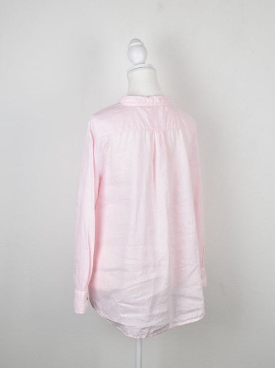 Henry Christ Leinenbluse, rosa, Gr.XS - S, oversized - Bluse - 2ND STORY