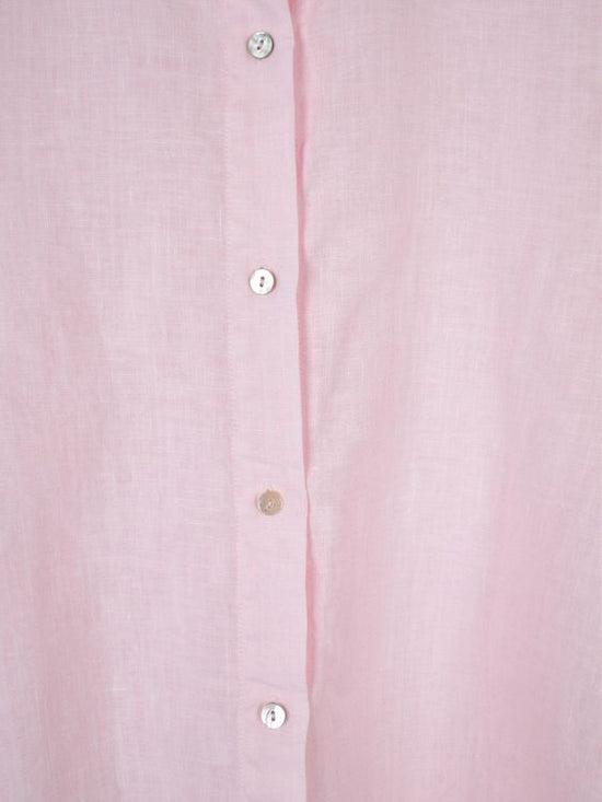Henry Christ Leinenbluse, rosa, Gr.XS - S, oversized - Bluse - 2ND STORY