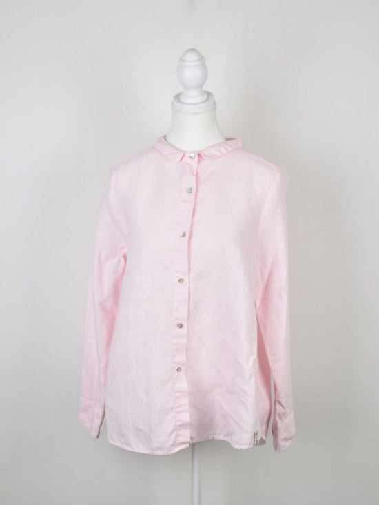 Henry Christ Leinenbluse, rosa, Gr.XS - S, oversized - Bluse - 2ND STORY