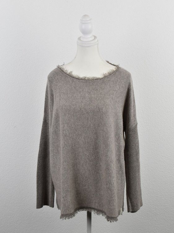 Henry Christ Pullover, beige/taupe, Gr.40/42 - Pullover - 2ND STORY