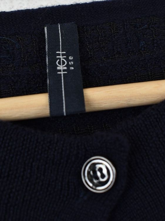 High use Cardigan, blau, Gr.34/36 - Strickjacke - 2ND STORY