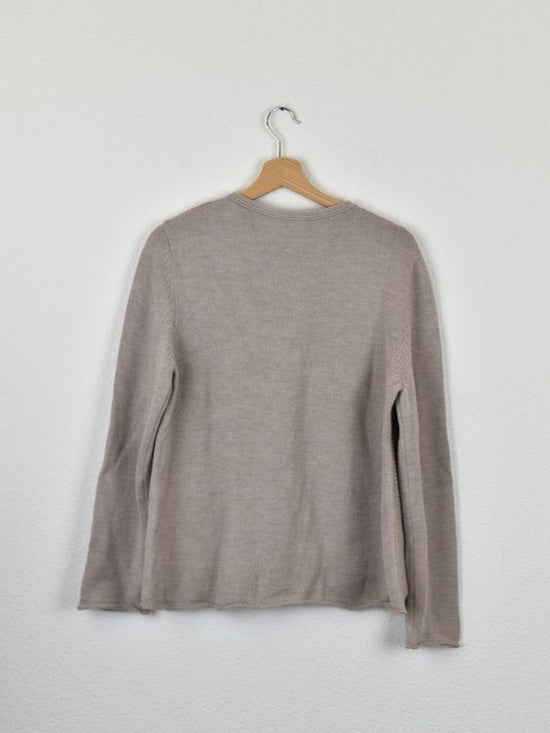 Hubert Gasser Strickjacke, Rosébeige, Gr.L, 100% Merinowolle - Strickjacke - 2ND STORY