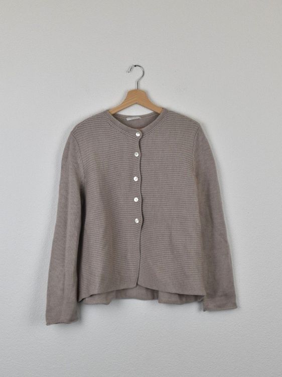 Hubert Gasser Strickjacke, Rosébeige, Gr.L, 100% Merinowolle - Strickjacke - 2ND STORY