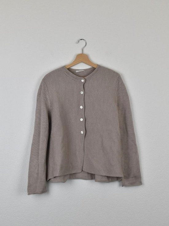 Hubert Gasser Strickjacke, Rosébeige, Gr.L, 100% Merinowolle - Strickjacke - 2ND STORY