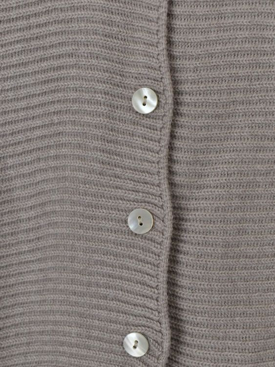 Hubert Gasser Strickjacke, Rosébeige, Gr.L, 100% Merinowolle - Strickjacke - 2ND STORY