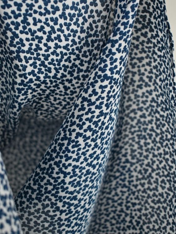 Hugo Boss Bluse, Gr.38, blau/weiss - Bluse - 2ND STORY