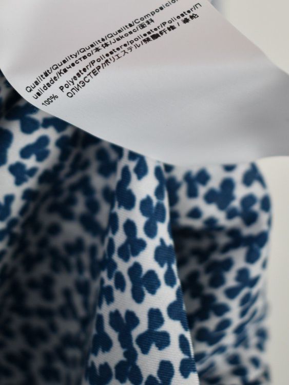 Hugo Boss Bluse, Gr.38, blau/weiss - Bluse - 2ND STORY