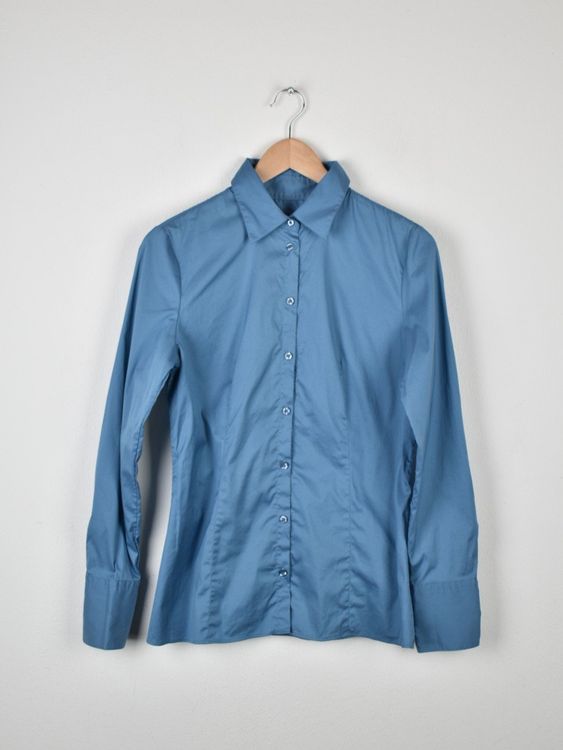 Hugo Boss Bluse Grösse 38, blau - Bluse - 2ND STORY