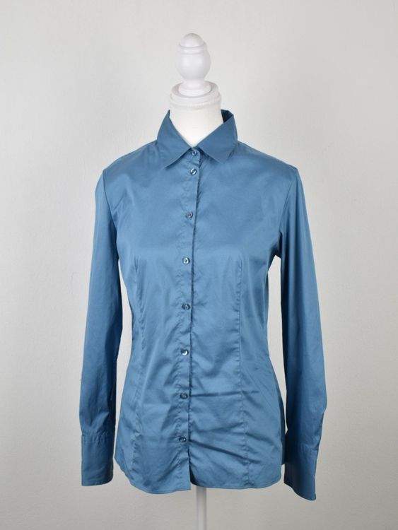 Hugo Boss Bluse Grösse 38, blau - Bluse - 2ND STORY