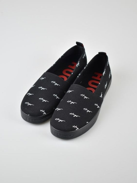 Hugo Slipper aus Baumwoll Canvas, Gr.42, ungetragen - Slipper - 2ND STORY