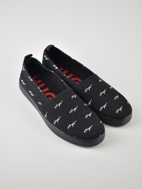 Hugo Slipper aus Baumwoll Canvas, Gr.42, ungetragen - Slipper - 2ND STORY