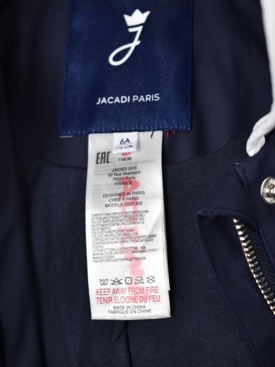 Jacadi Paris Regenjacke, blau, Gr.116 - Regenjacke - 2ND STORY