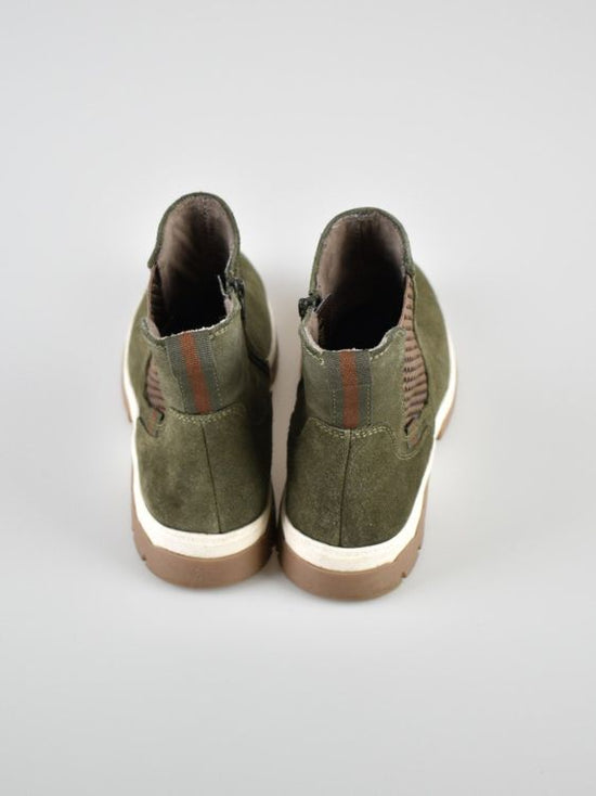 Jana Boots Gr.38, Wildleder, dunkelgrün | 2ND STORY 