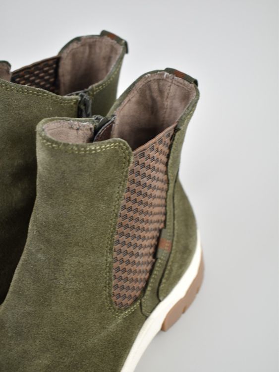 Jana Boots Gr.38, Wildleder, dunkelgrün | 2ND STORY 