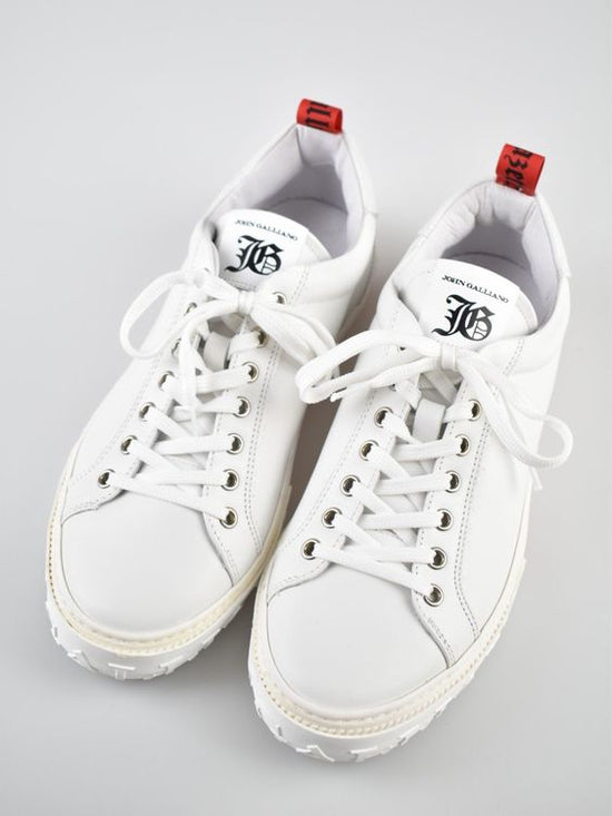 John Galliano Sneaker Gr.40/40.5, ungetragen, weiss