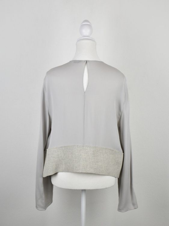 JOSEPH Seidenbluse, grau, Gr.38 - Bluse - 2ND STORY