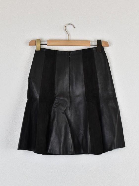 Karl Lagerfeld Lammleder Rock, Gr.36, schwarz, neuwertig - Rock - 2ND STORY