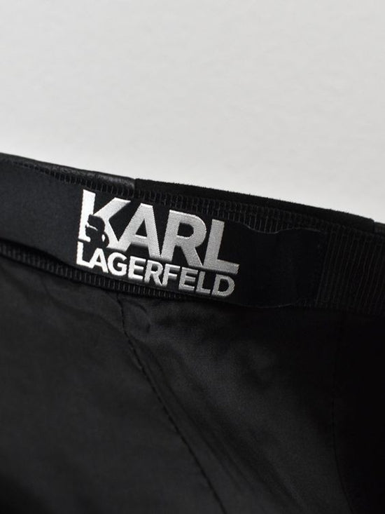 Karl Lagerfeld Lammleder Rock, Gr.36, schwarz, neuwertig - Rock - 2ND STORY