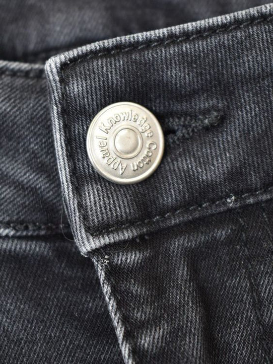 Knowledge Mom Jeans "Iris", dunkelgrau, Gr.26/30 - Jeans - 2ND STORY