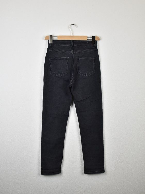 Knowledge Mom Jeans "Iris", dunkelgrau, Gr.26/30 - Jeans - 2ND STORY