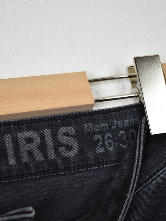 Knowledge Mom Jeans "Iris", dunkelgrau, Gr.26/30 - Jeans - 2ND STORY