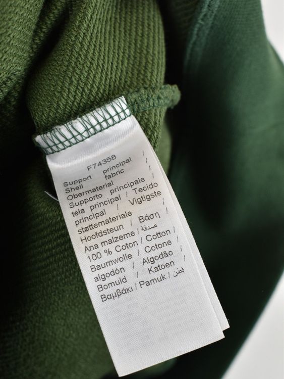 Lacoste Hoodie, grün, gemustert, Gr.XL - Pullover - 2ND STORY