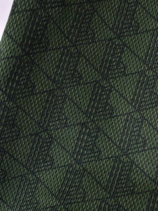 Lacoste Hoodie, grün, gemustert, Gr.XL - Pullover - 2ND STORY
