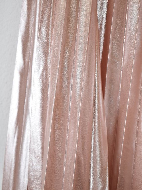 Lauren Ralph Lauren Plissee - Rock in Metallic - Rosé, Gr.42 - Rock - 2ND STORY