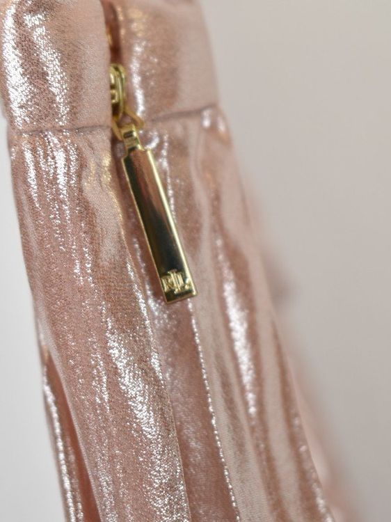 Lauren Ralph Lauren Plissee - Rock in Metallic - Rosé, Gr.42 - Rock - 2ND STORY