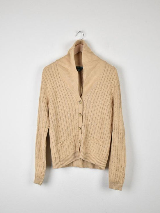 Lauren Ralph Lauren Strickjacke, Gr.L, 100% Baumwolle - Strickjacke - 2ND STORY
