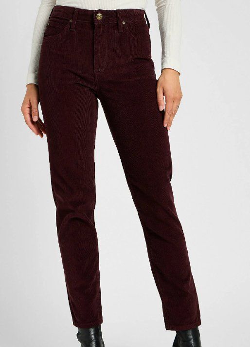 Lee "Carol" Hose, Cord, Gr.28/35, burgundy - Hose - 2ND STORY
